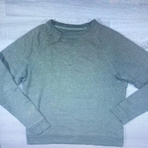 Taylor Stitch Seater Mens Size 42 Green Sparkle Knit Organic Cotton Crew Neck - Picture 1 of 5